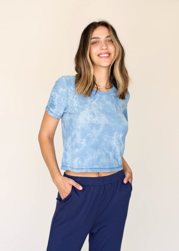 Monet Indigo Tee
