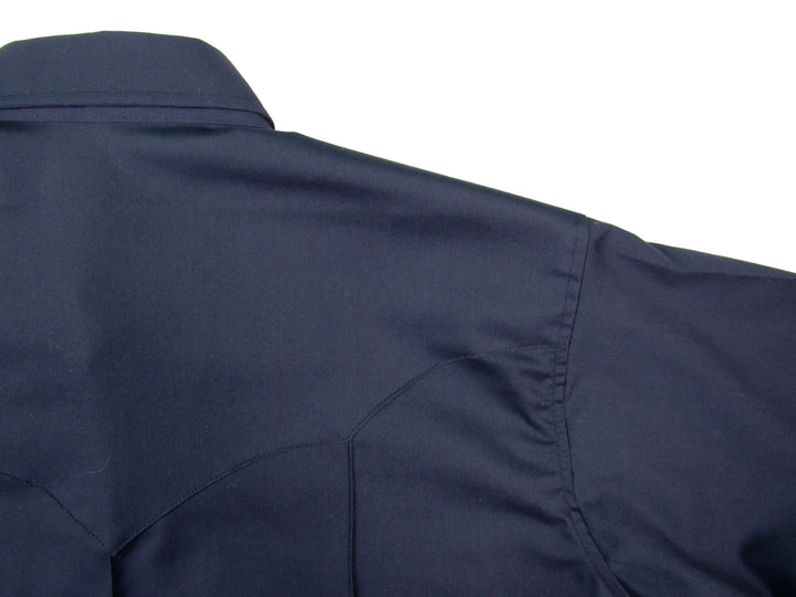 Professional Navy Blue - Long Sleeve - Snaps