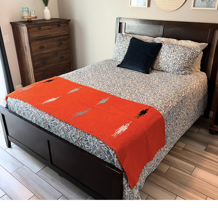 Tangerine Orange Baja Thunderbird Blanket