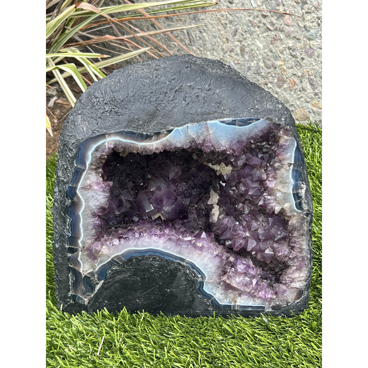 Amethyst Cathedral Geode 12" x 12"