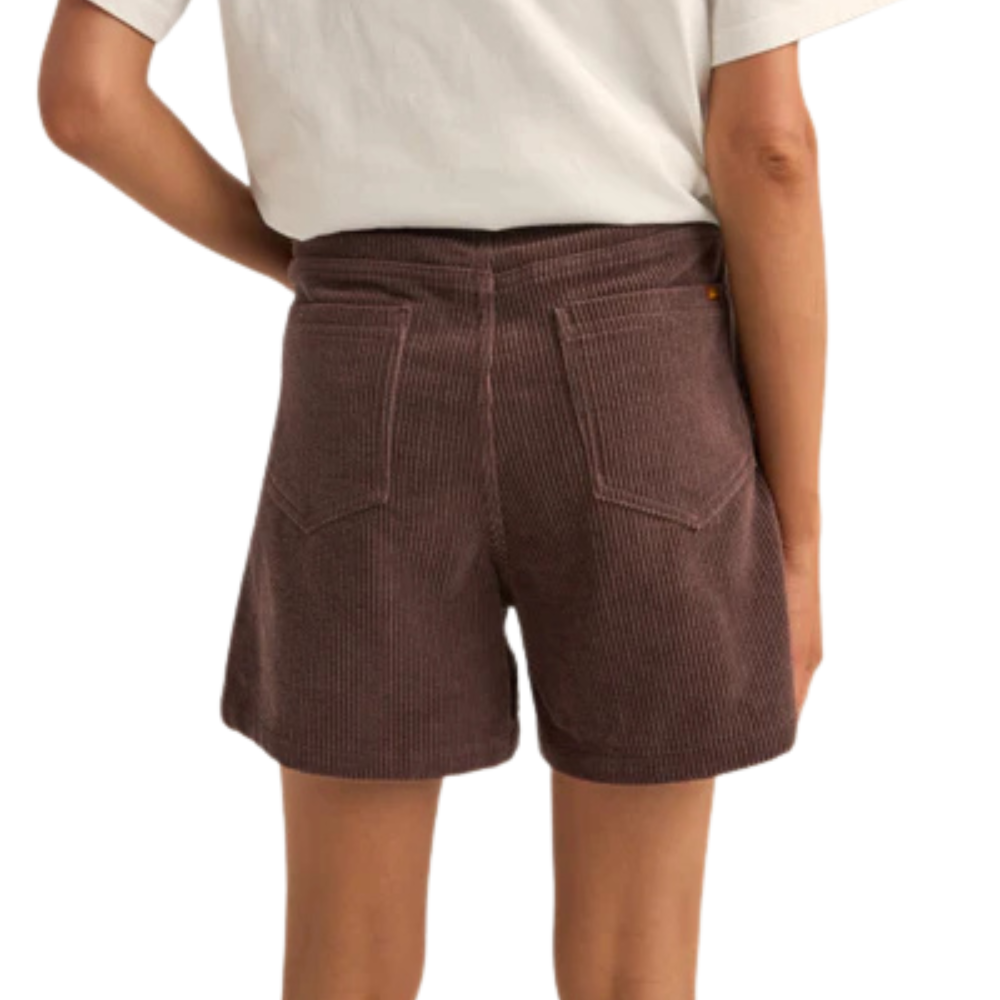 Escape Corduroy Short - Chocolate