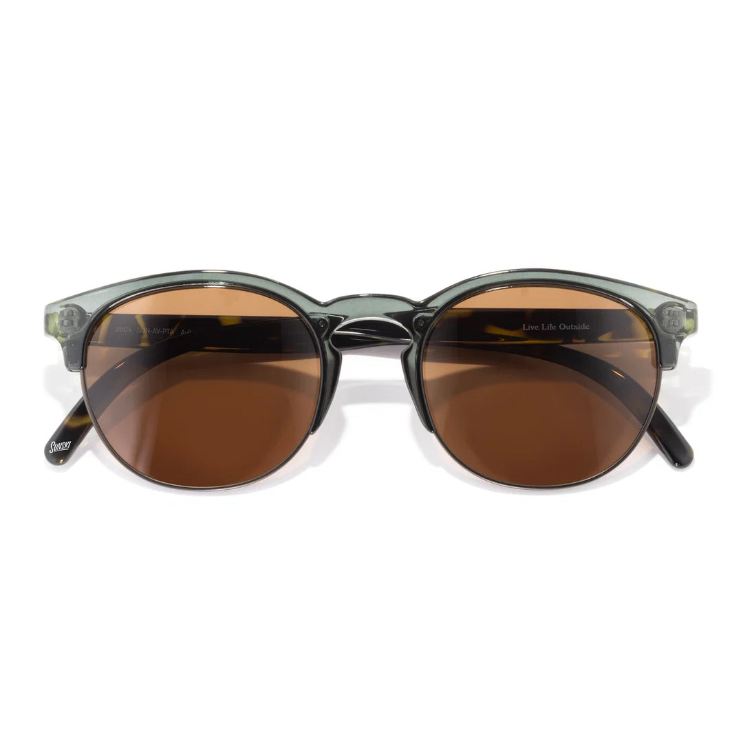 Avila Pine Tortoise Amber Polarized Sunglasses