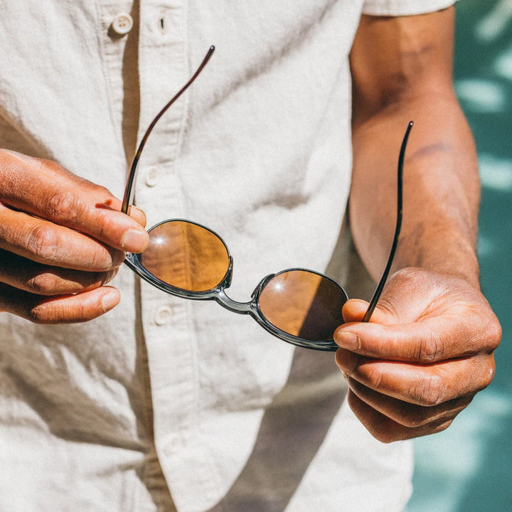 Avila Pine Tortoise Amber Polarized Sunglasses