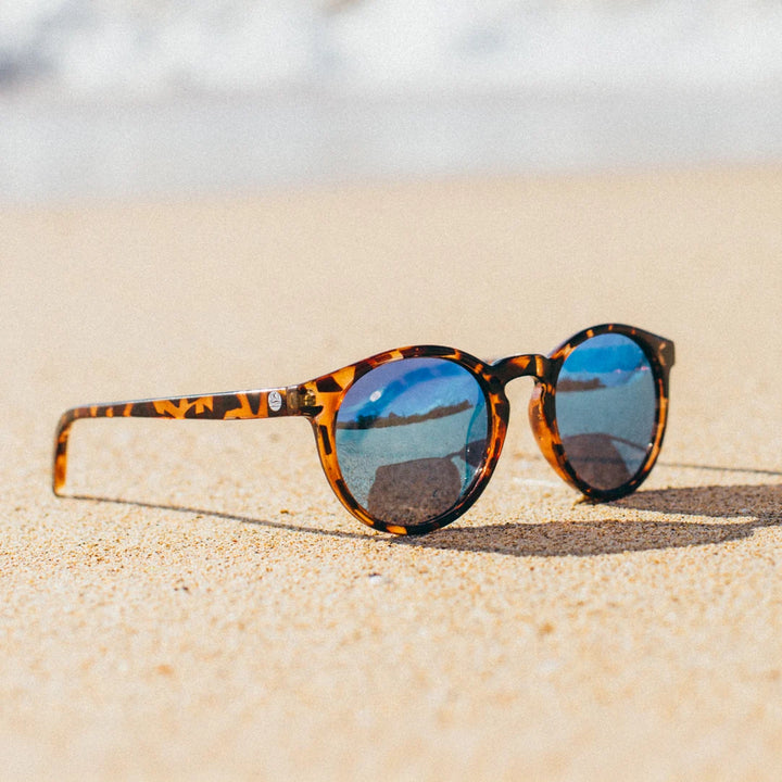 Dipsea Tortoise Aqua Polarized Sunglasses