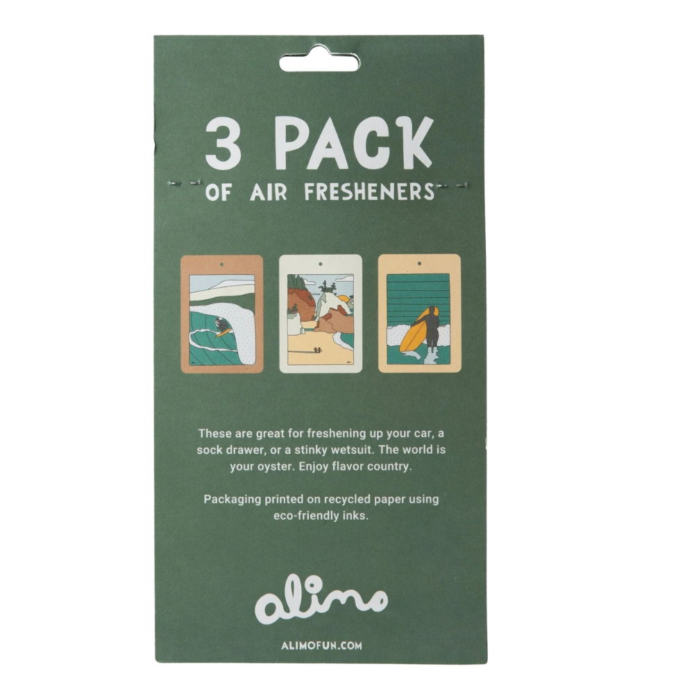 Surfing Air Fresheners - Pack of 3