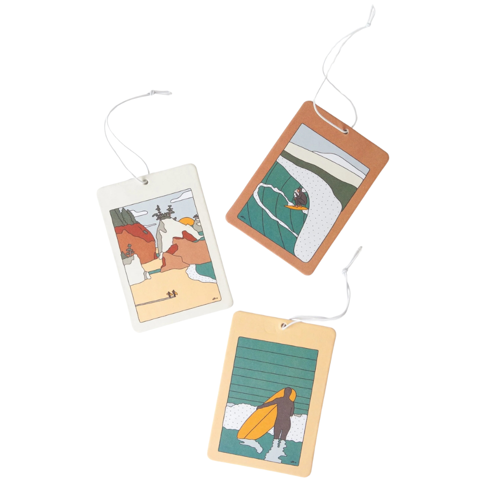 Surfing Air Fresheners - Pack of 3