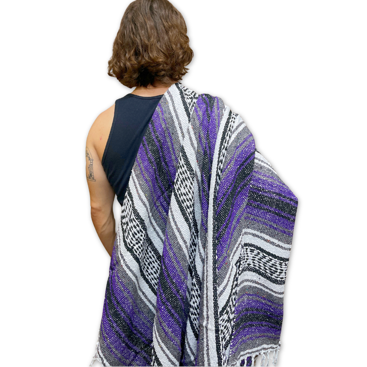 Royal Purple Mexican Falsa Blanket