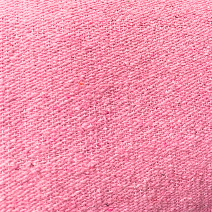 Solid Pink Mexican Blanket