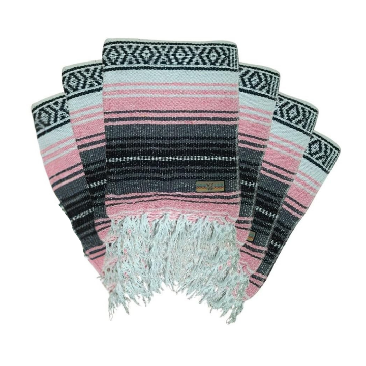 Light Pink Mexican Falsa Blanket