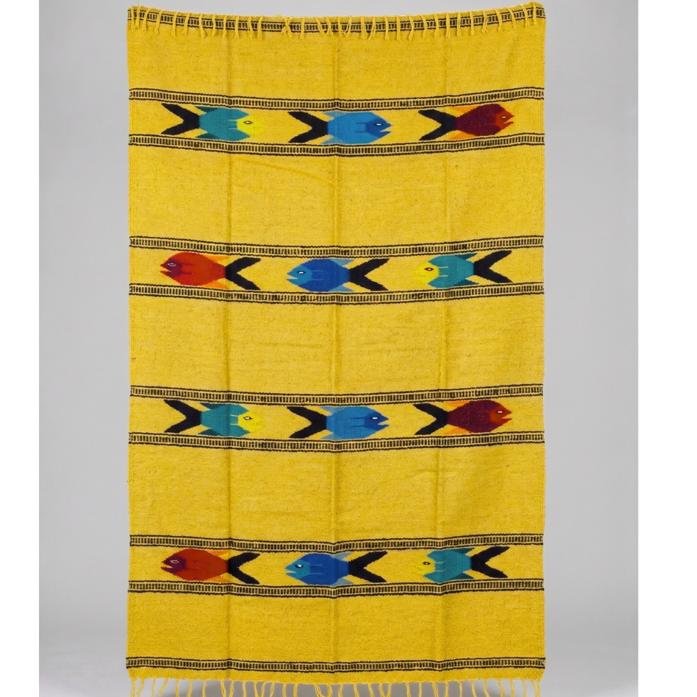 Yellow Baja Fish Blanket