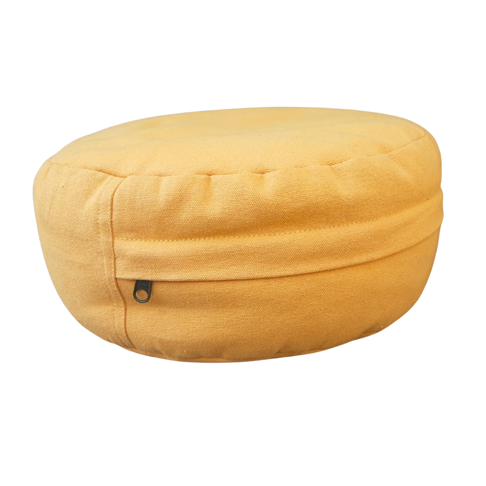 Yellow Buckwheat Pouf Bolster