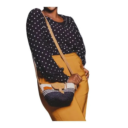 Small Balance Handmade Shoulder Kiondo Sisal Crossbody Bag
