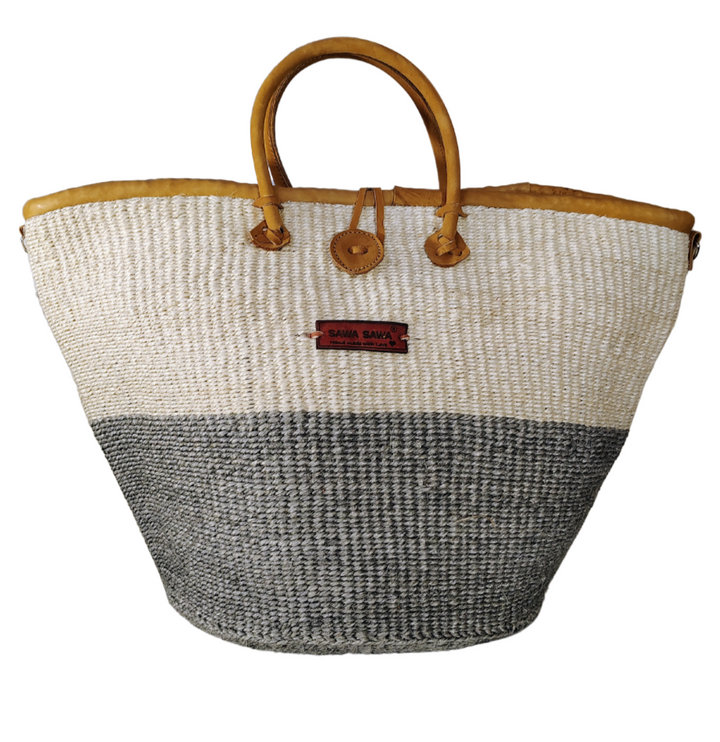 Ash & Ivory Wisdom Handmade Sisal Straw Basket Tote
