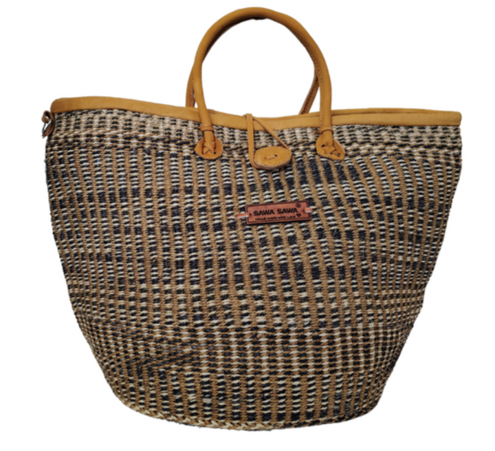 Rooted Heritage Handmade Sisal Straw Basket Tote