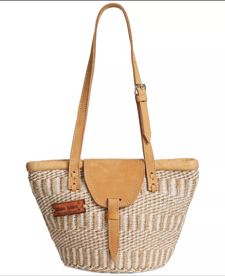 Life Serenity Handwoven Sisal Tote Bag