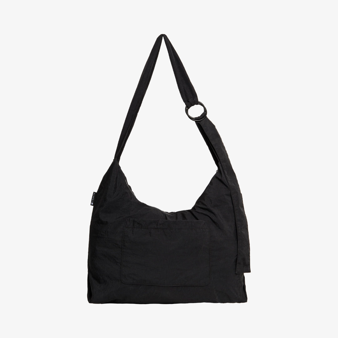 Black - Large Slouchy Shoulder Bag
