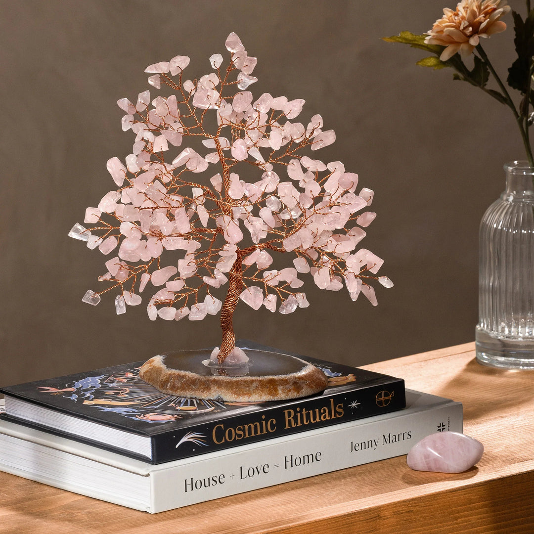 Love Harmony Rose Quartz Feng Shui Small Tree