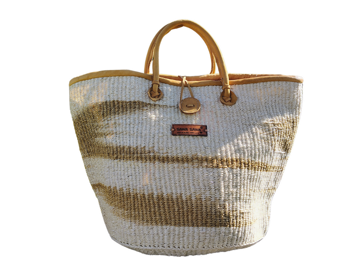 Peace Life Sisal Tote Basket Tote Bag