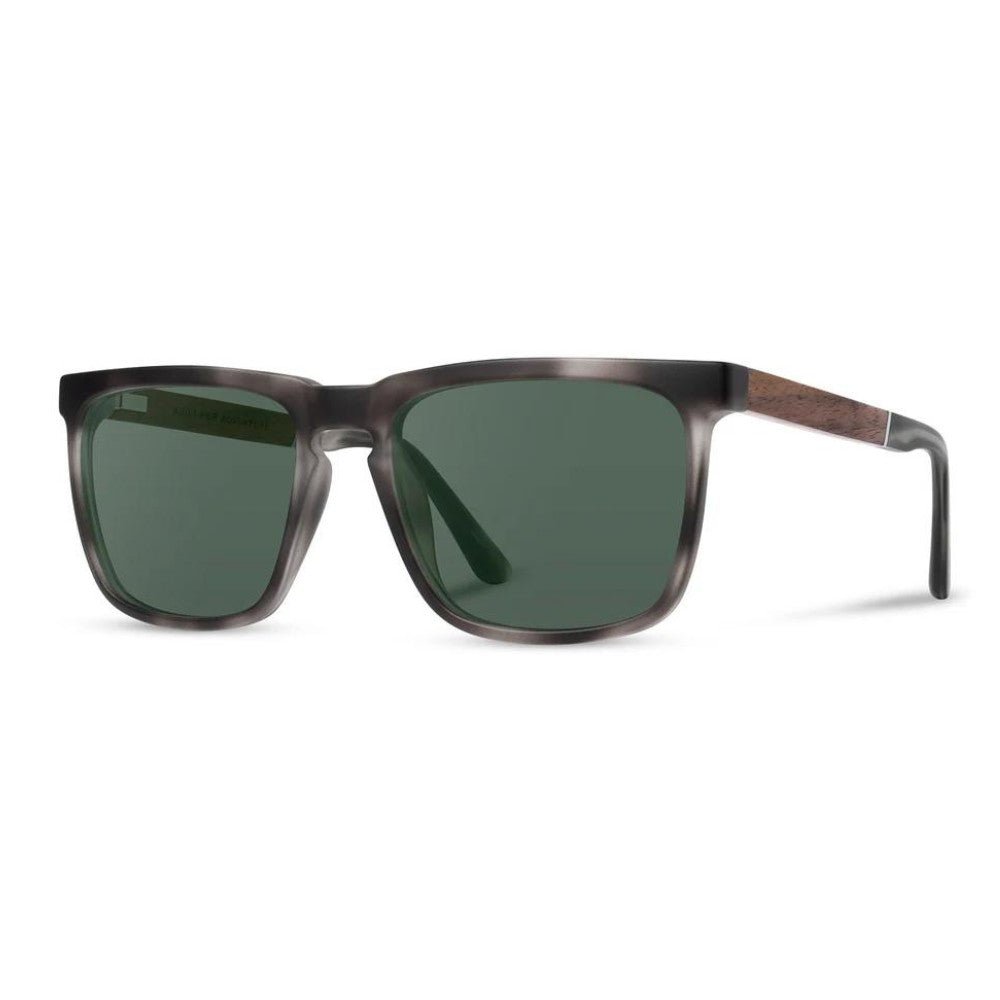 CAMP Ridge Sunglasses - Matte Pearl Grey/Walnut (Basic Grey Polarized)