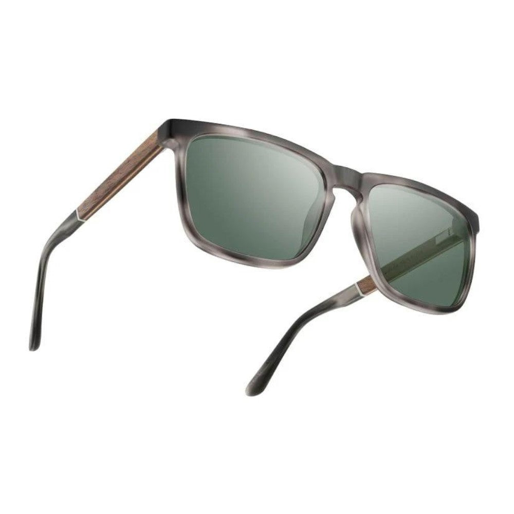 CAMP Ridge Sunglasses - Matte Pearl Grey/Walnut (Basic Grey Polarized)