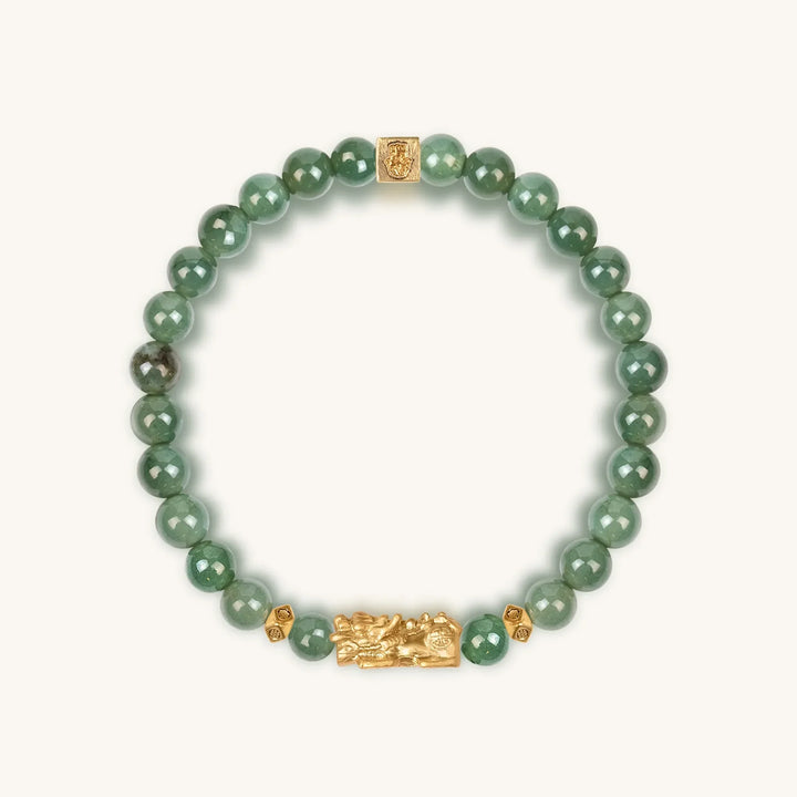 Untamed Spirit Jade Dragon Feng Shui Bracelet