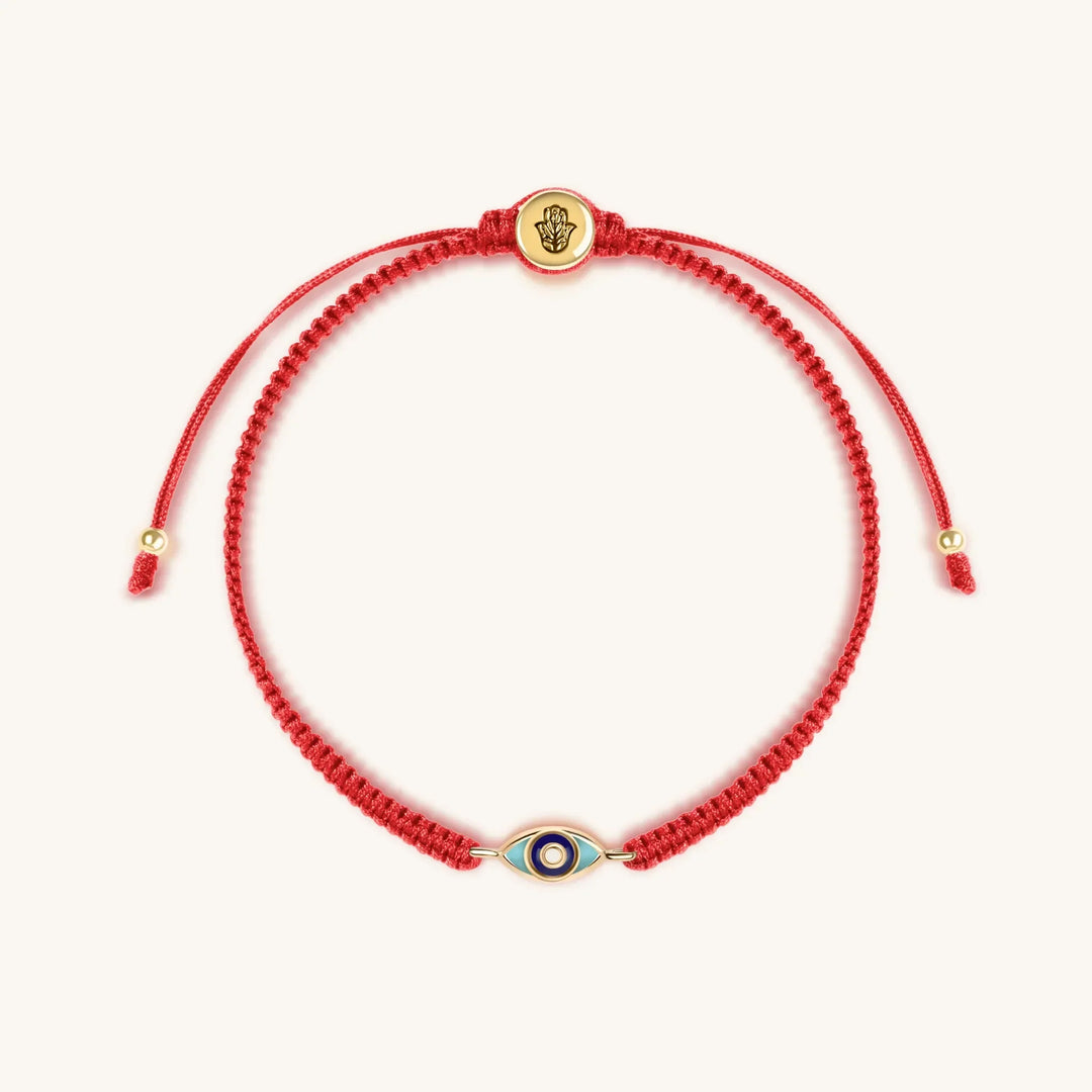 Spiritual Essence Red String Evil Eye Charm Bracelet