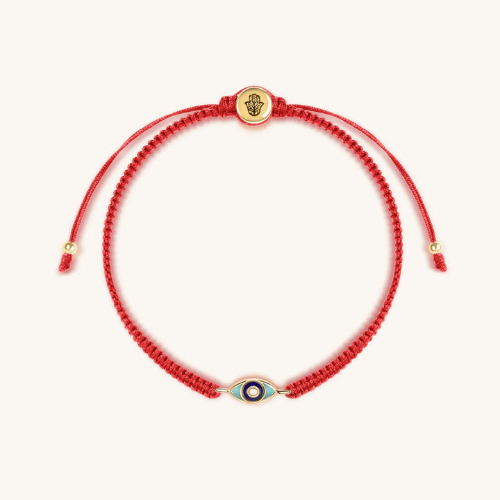 Spiritual Essence Red String Evil Eye Charm Bracelet