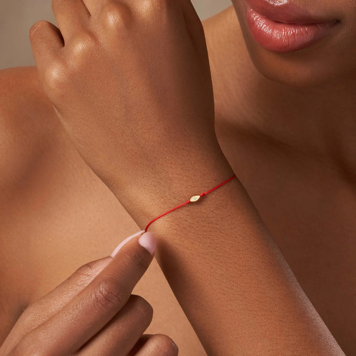 Watchful Wisdom Evil Eye Red String Bracelet