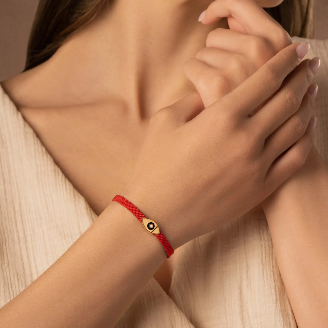 Conscious Elevation Evil Eye Magnetic Red Bracelet