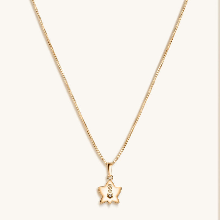 Emerging Beauty Lotus Pendant Necklace