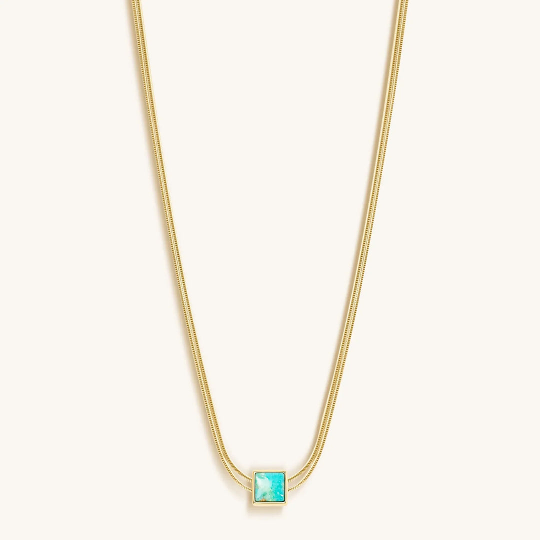 Soothe & Heal Turquoise Evil Eye December Birthstone Necklace