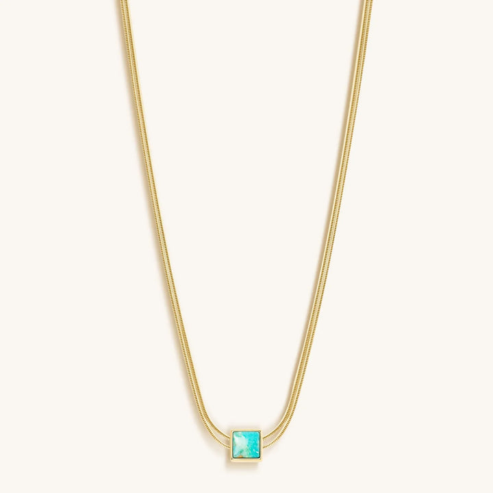 Soothe & Heal Turquoise Evil Eye December Birthstone Necklace