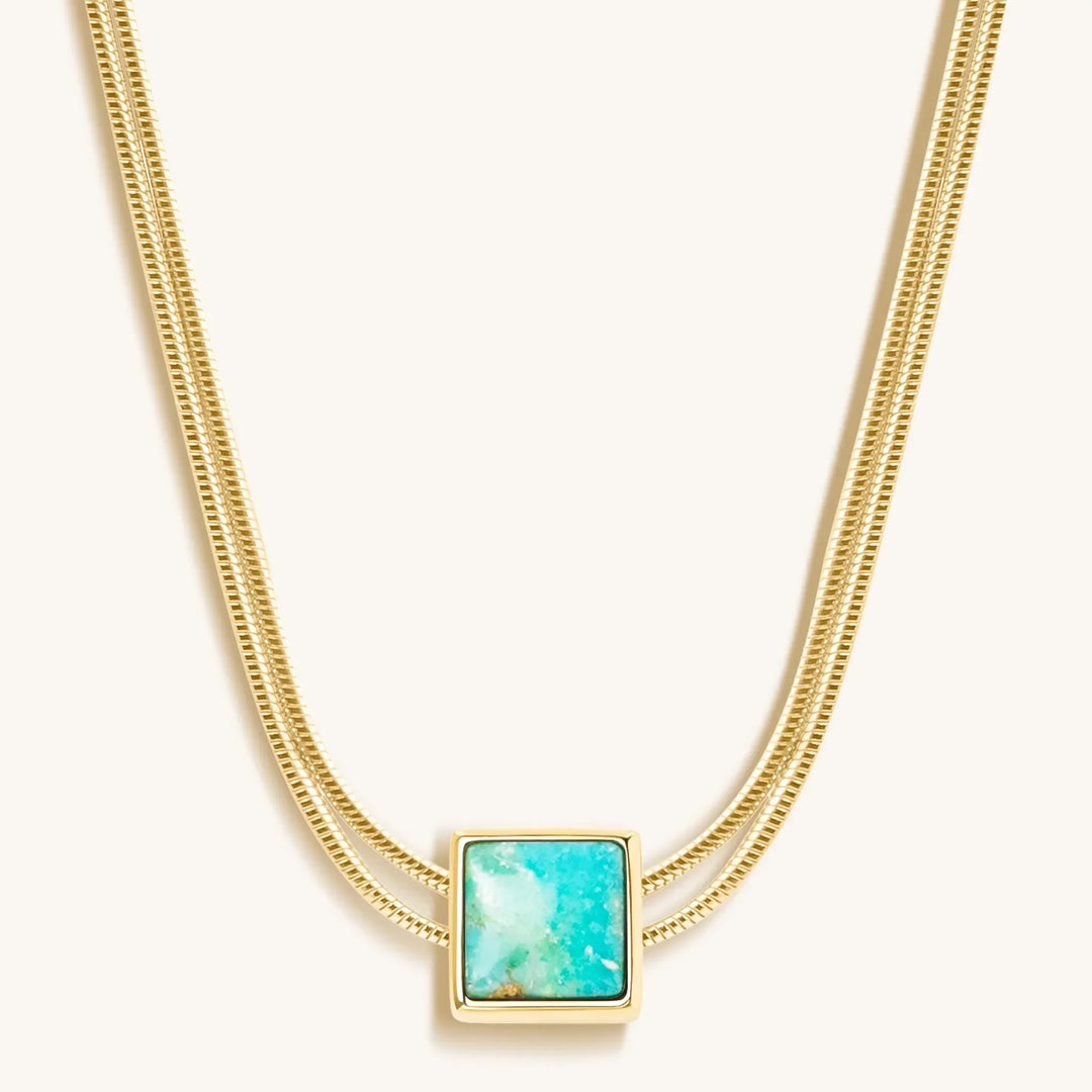 Soothe & Heal Turquoise Evil Eye December Birthstone Necklace