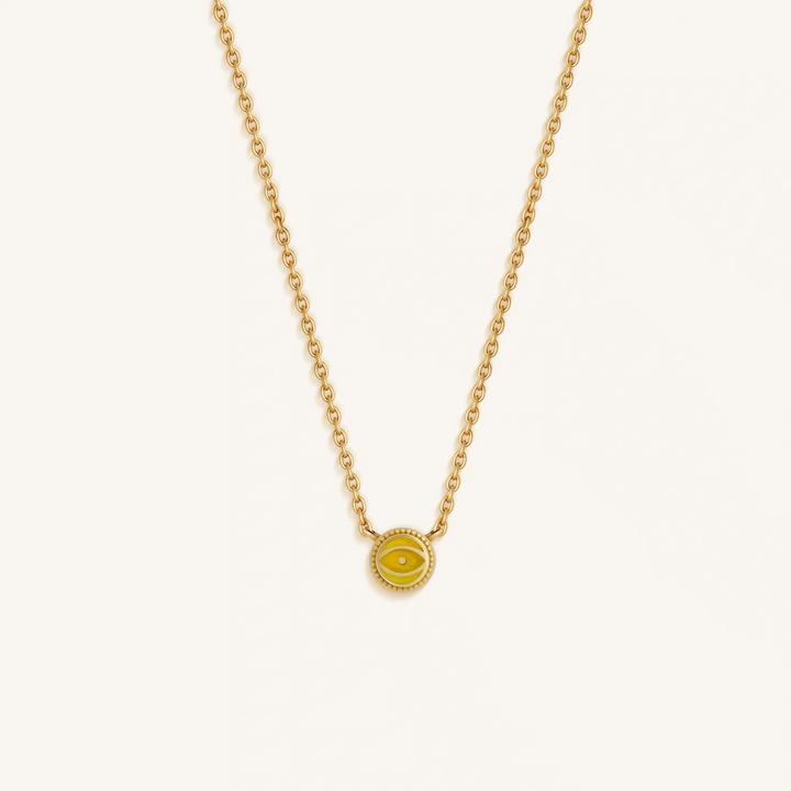Sunbeam Radiance Citrine November Birthstone Gold Necklace