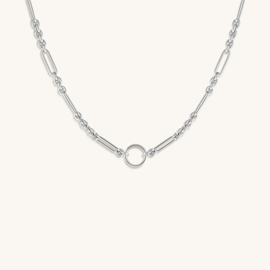 Celestial Ties Silver Necklace