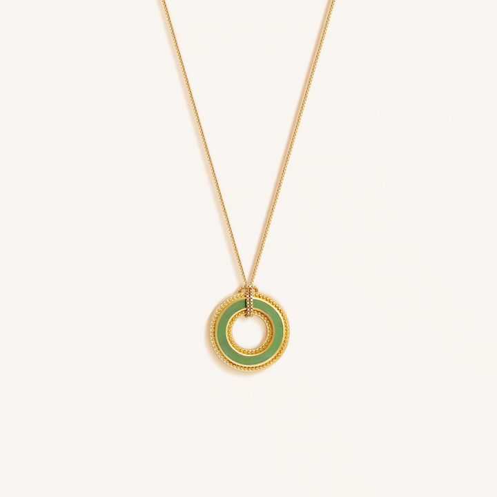Circle of Harmony Jade Karma Necklace