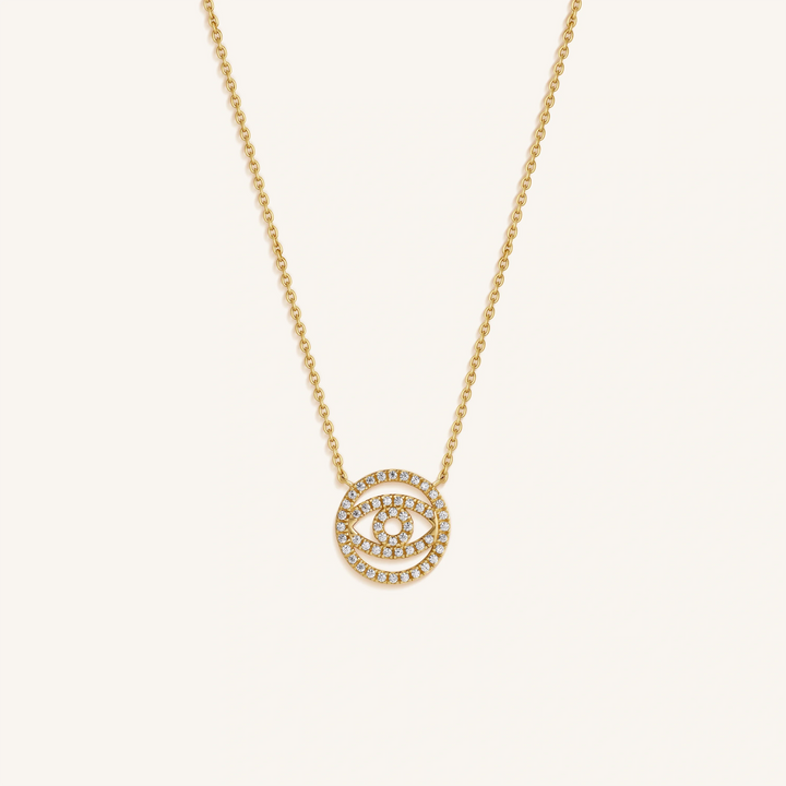 Silent Glow Evil Eye Protection Necklace