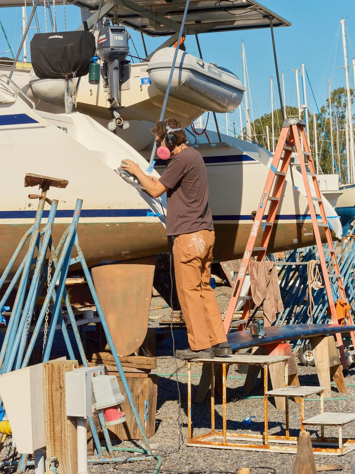 Mollusk Canvas Work Pants Men's | Almond