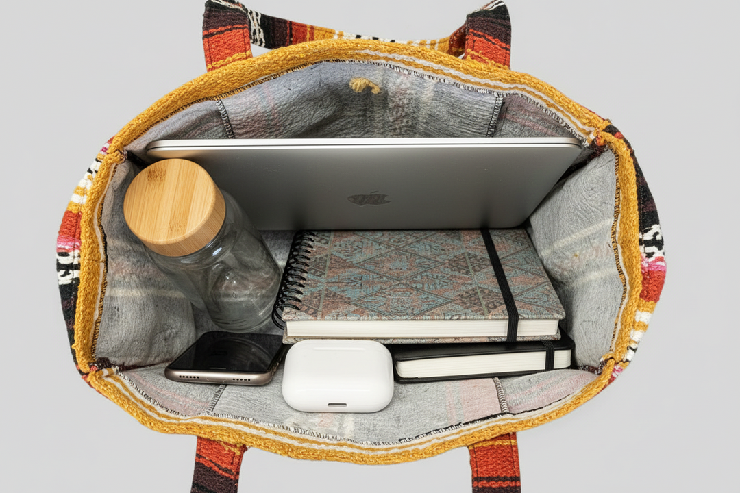 Retro Baja Shoulder Tote Bag