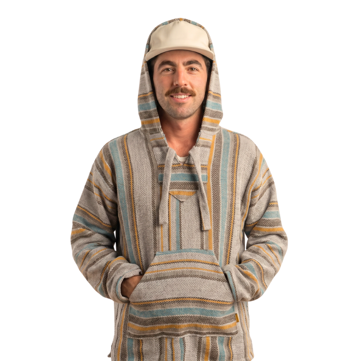 Authentic Baja Hoodie - Beige Grey