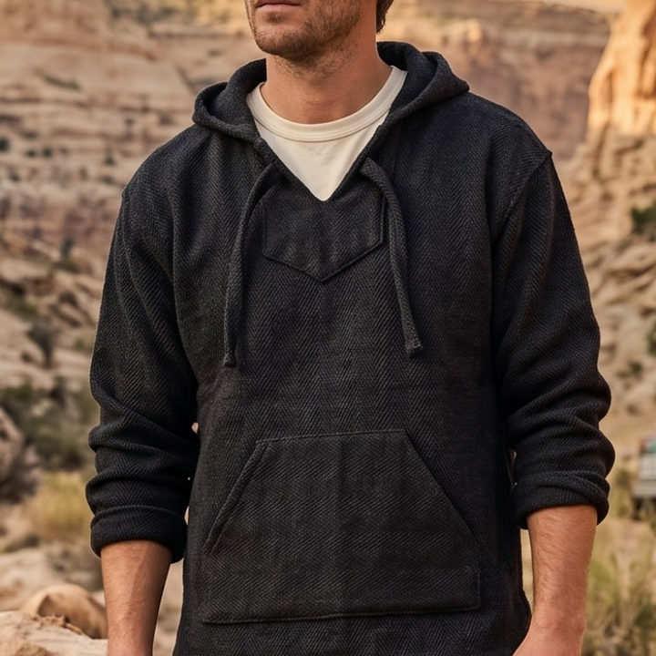 Authentic Baja Hoodie - Solid Black