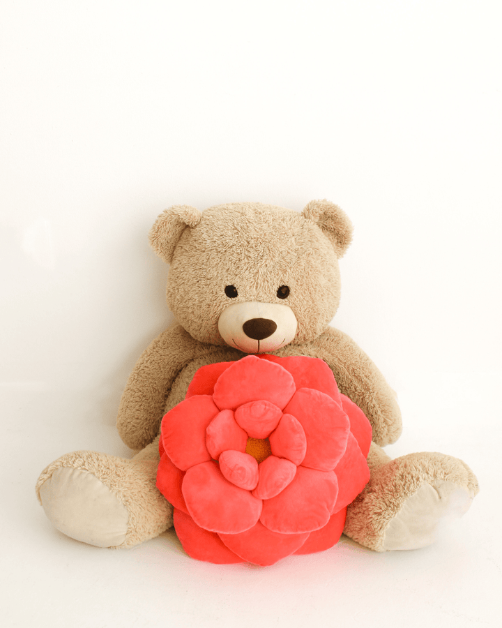 Camellia Plush Flower Pillow