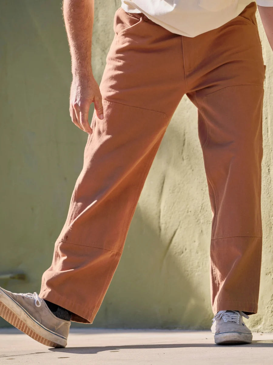 Mollusk Canvas Work Pants Men's | Almond