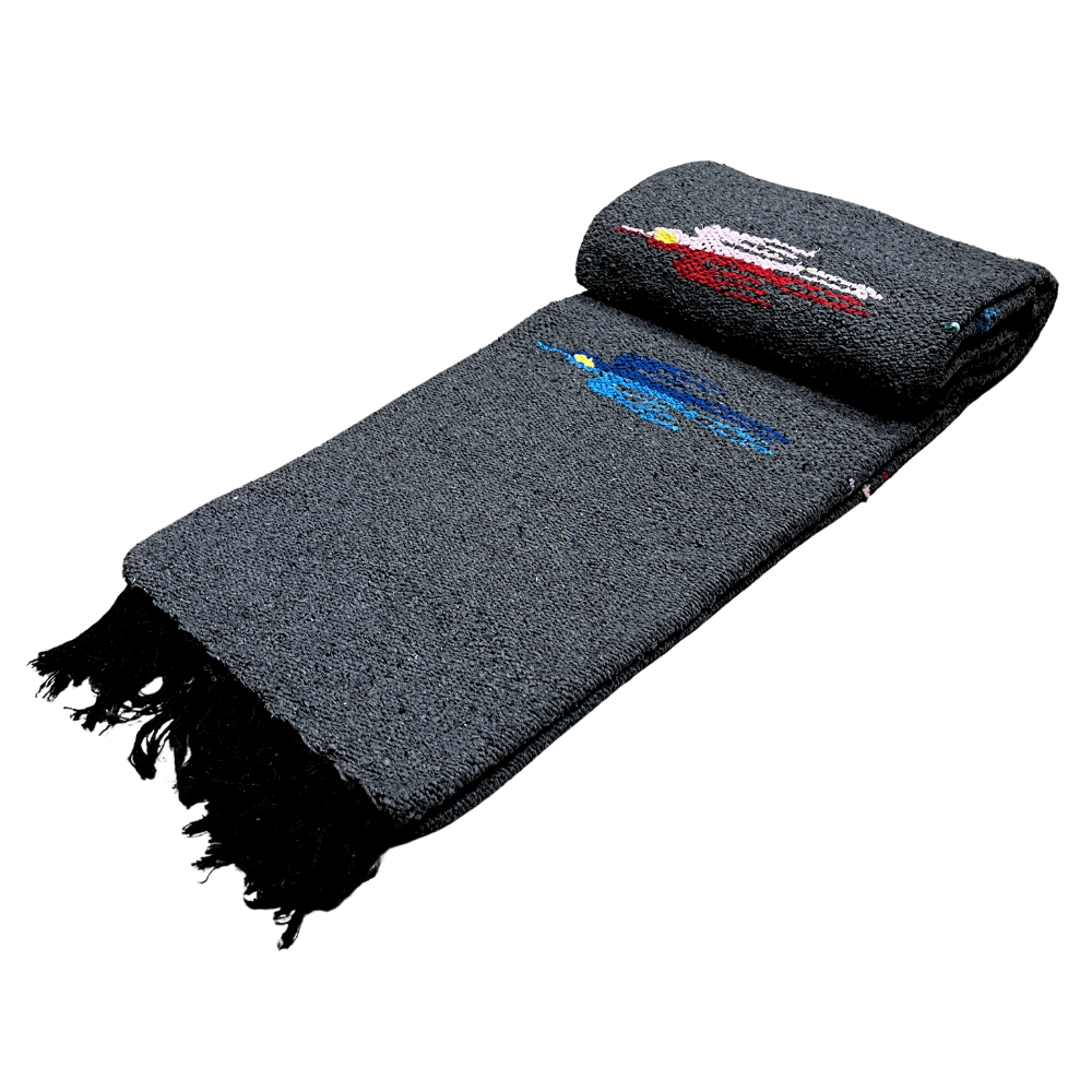 Charcoal Thunderbird Baja Blanket