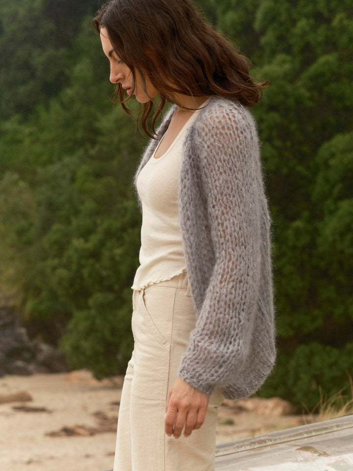Mollusk Cloud Cardigan Gray