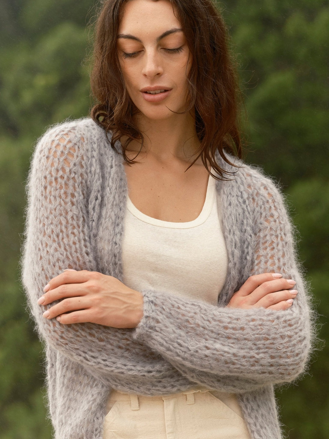 Mollusk Cloud Cardigan Gray