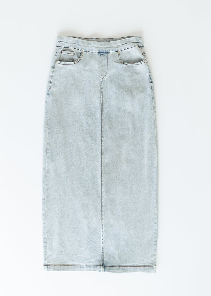 Donna Maxi Denim Skirt