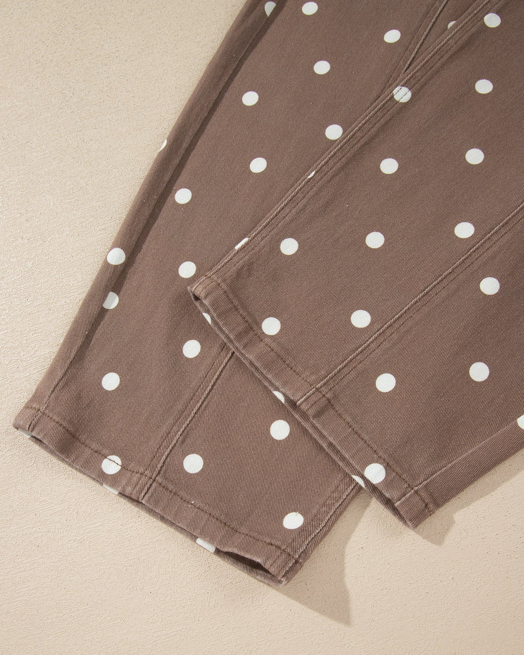 Dallas Polka Dot Print Barrel Jeans