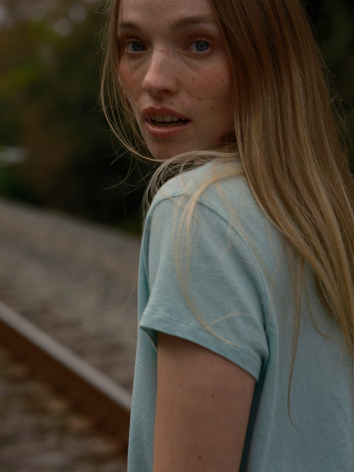 Mollusk Featherweight Hemp Tee Iced Mint