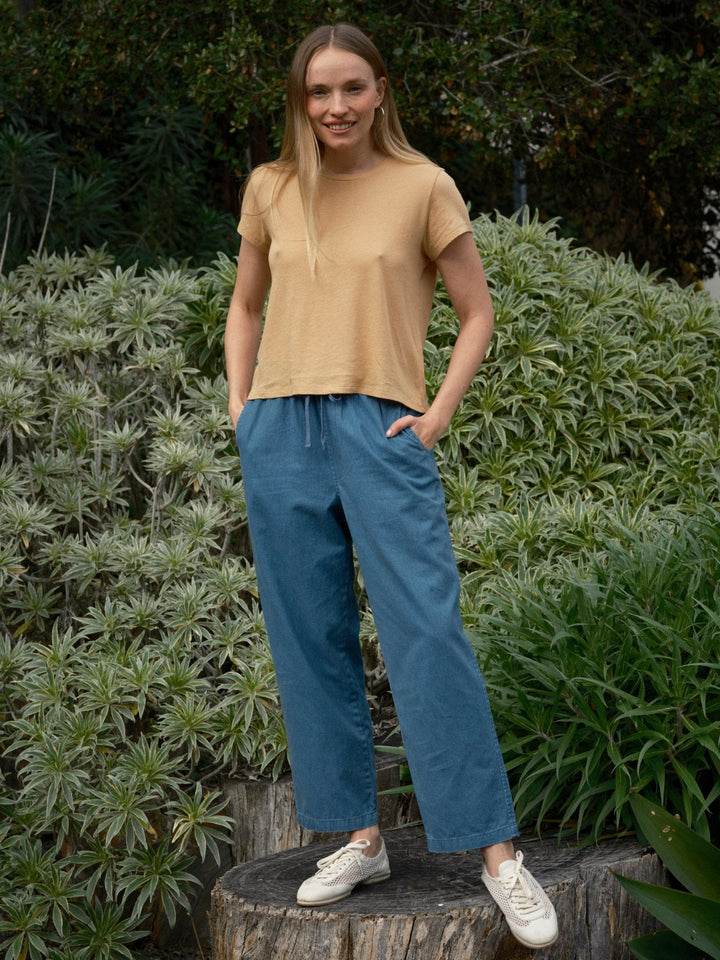 Mollusk Featherweight Hemp Tee Sand